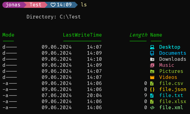 Nerd-Fonts - Example